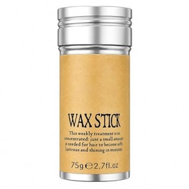 Wax Stick Barra de Cera para Cabello 75g Control de Bordes Baby Hair Anti Frizz Acabado Natural No Graso Peinado Fijación Suave
