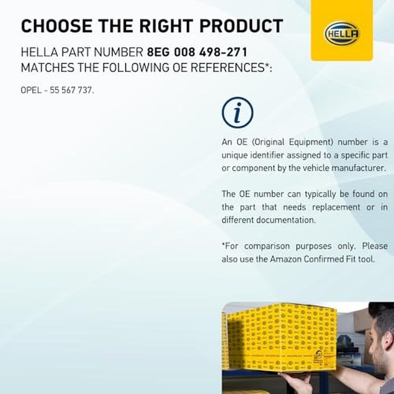 Hella 8EG 008 498-271 - Glow Plug