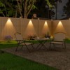 NIORSUN Solar Fence Lights,12 Pack Solars Deck Light,Warm White Color,Outdoor