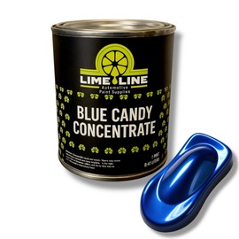 LiME LiNE Transparent Candy Concentrate, Solvet based for Automotive Custom Painting: Mega 16oz (Blue Candy 16oz)