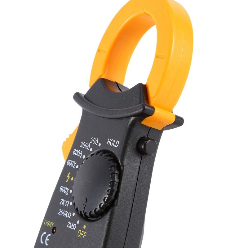 Akozon Digital Current Multimeter DT-3266L 600A AC/D Current Clamp Pliers