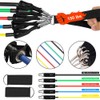 Resistance Bands Set,Anti-Snap Exercise Bands with Handles,Door Anchor and Ankle