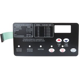 KOGUNXU Switch Membrane Pad 472610Z 42002-0029Z Fit for Pentair MasterTemp Pool and Spa Heater Electrical System