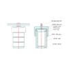 Hydrothermal Synthesis Autoclave Reactor w/PPL Lined Vessel Lined 100ml