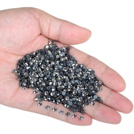 LPBeads 3000 Pieces SS16 Transparent Black Hotfix Rhinestones Flatback Round Crystal Glass Rhinestones Gems for Crafts Nail Face Art Clothes Shoes Bags DIY