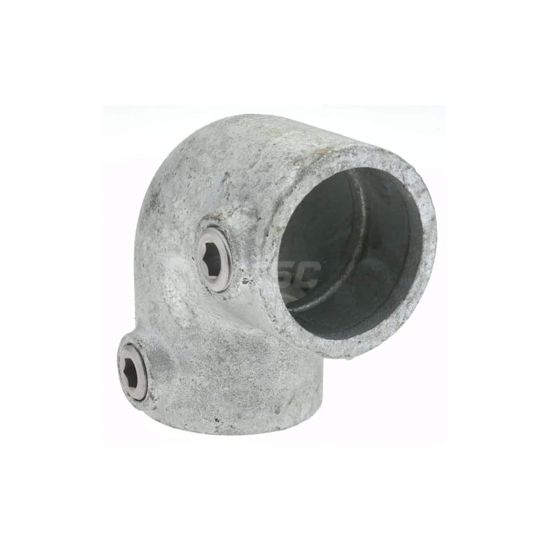 PRO-SAFE Galvanized Structural Pipe Rail Fitting: 90° Elbow for 1-1/4"