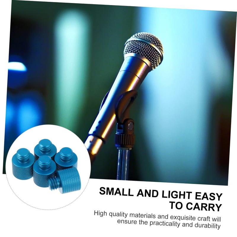 KONTONTY 5pcs Alloy to Conversion Screws for Microphone Stand Adapter