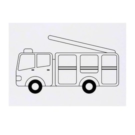 Azeeda 'Feuerwehr' Temporäres Tattoo - Hautfreundlicher & Ungiftiger Abziehbild · Wasserfest (TO00082293)