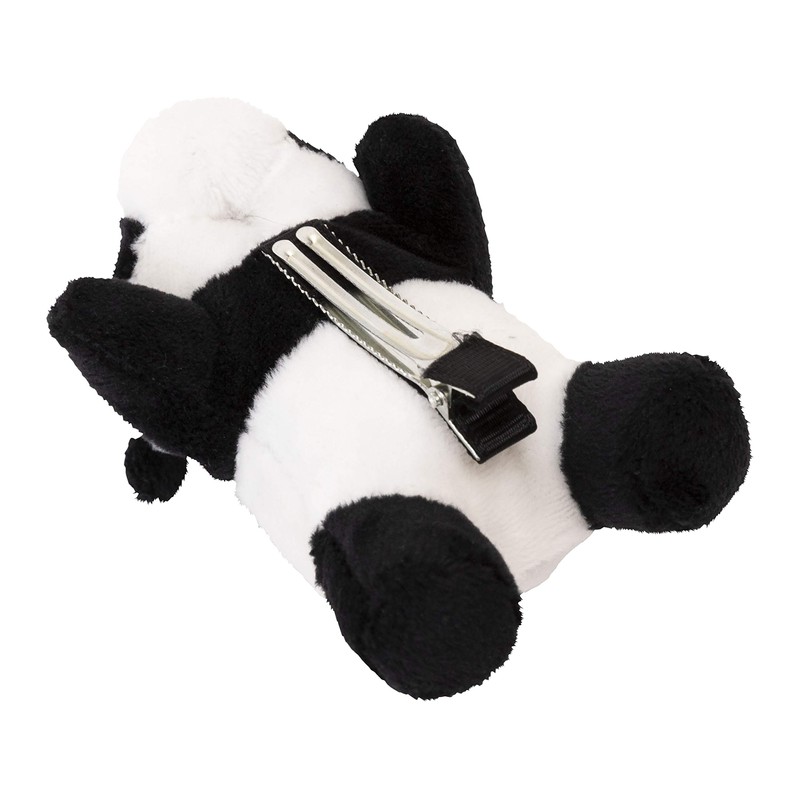 Party City Variety Goods Huggable Panda Hairpin White Black