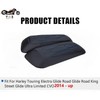 TDZ MOTO 2014-2023 Blue Premium Flame Hard Saddle Bag Lid