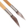 2Pcs Agate Burnisher for Gold Stone Setting Tools Burnishing Tool
