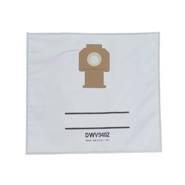 DWV9402 Replacement 5 Pack of Self Cleaning Fleece Bags Compatible with Dewalt DWV012 / DWV010 Dust Extractors