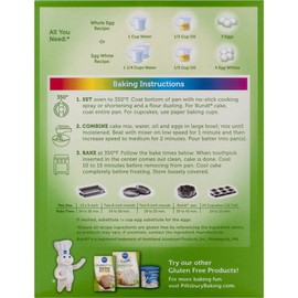 Pillsbury Gluten Free Funfetti Cake & Cupcake Mix 15 oz (Pack of 3)