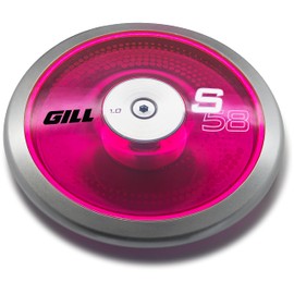 Gill Athletics S6 Spin Disc for Track - 1 KG Discus Training Equipment, 60% Rim Weight, 1k Track & Field Throwing Equipment, Mens Discus and Womens Discus 1kg - 1k Discus Track and Field