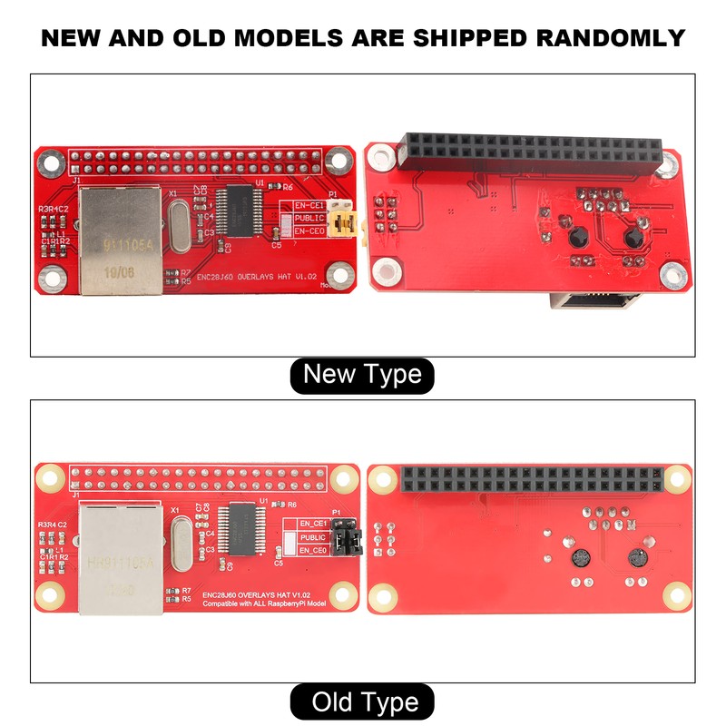 ENC28J60 Ethernet LAN Network Adapter Module for Raspberry Pi Zero