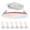 PARMIDA (6 Pack) 6 Inch 2HR Fire Rated LED Recessed