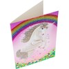 Craft Buddy Crystal Art CCKXL-3 Unicorn Rainbow, 21x29cm Giant Crystal
