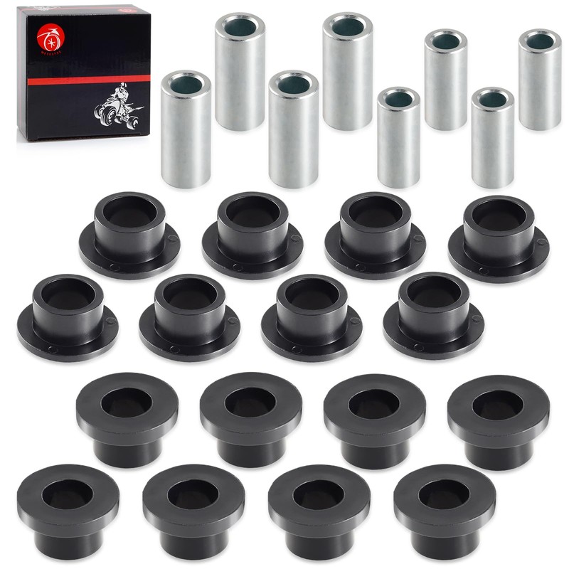 Front & Rear Shock Absorber Bushings Sleeve Kit 16Pcs For