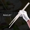 30cm / 12-Inch Long Stainless Steel Food Tongs Straight Tweezers
