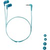 Panasonic RP-HJE125-Z Wired Earphones, Turquoise