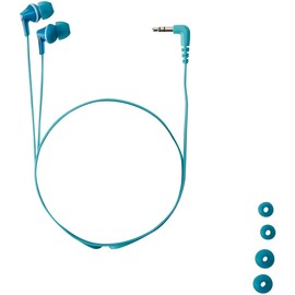 Panasonic RP-HJE125-Z Wired Earphones, Turquoise