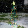 LED Christmas Tree Lights Christmas Tree Spiral String Lamps Xmas