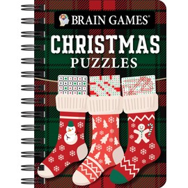 Brain Games - To Go - Christmas Puzzles (Stocking Cover) (Volume 3)