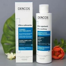 Vichy Dercos Ultra Soothing, Panthenol, Vitamin Shampoo Normal - Oily Hair 200ml