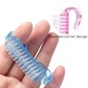 9-Piece Handle Nail Brush, Plastic Hand Brush, Nail Scrubber Cleaning