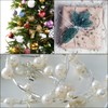 PATIKIL 6mm 16.4ft Pearl Beads Garland Diamond Bead Strand DIY