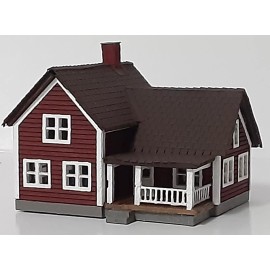 Paradise Laser Models 2 Story House Kit - Z Scale - Laser Cut