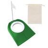 1 Piece Golf Putting Cup, 1 Piece Non Woven Bag,