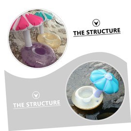 MAGICLULU Inflatable Drink Holders Set for Pool Parties 3pcs PVC Floating Coasters Cooler Cups for Boys and Girls Random