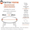 Karina Home Porto Tiles Multi Wipe Clean Tablecloth Vinyl PVC