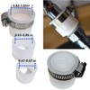 Faucet Sprayer Attachment Flexible Tap Extension Aerator 360 Degree ABS