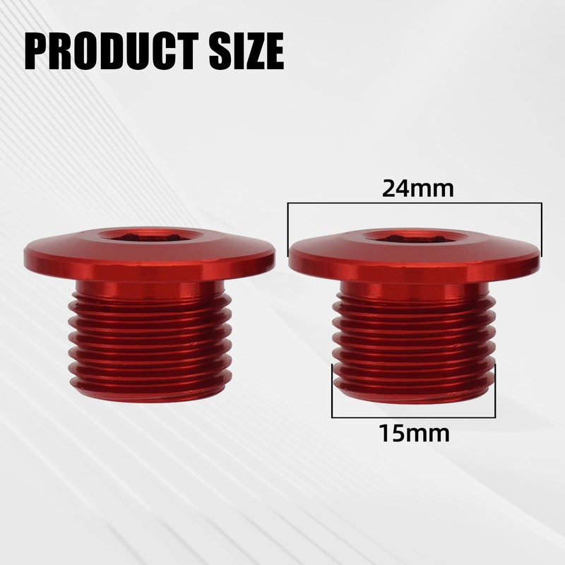 BAOUFF Front Fork Axle Nut for Surron,M16x1.5 Front Wheel Axle