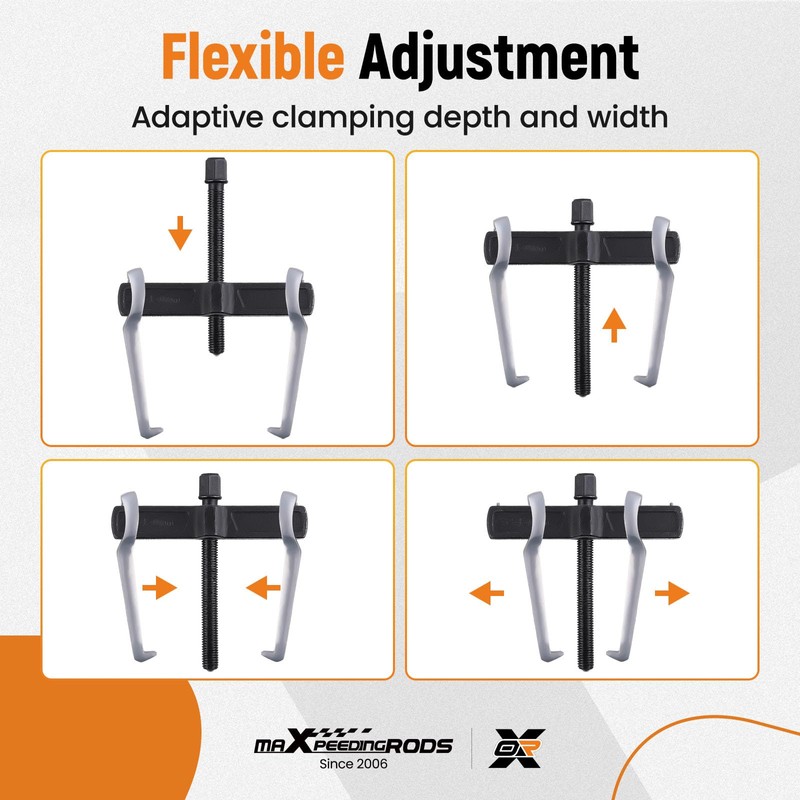 maXpeedingrods 14 Inch 2-Jaw Gear Puller, Adjustable for CR-V Bearing
