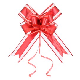 WEWILUCK Gift Bows for Presents, 15PCS Red Bows for Gift Wrapping, 6 Inch Gift Bows with Ribbon for Christmas, Hanukkah, Birthday, Any Occasion