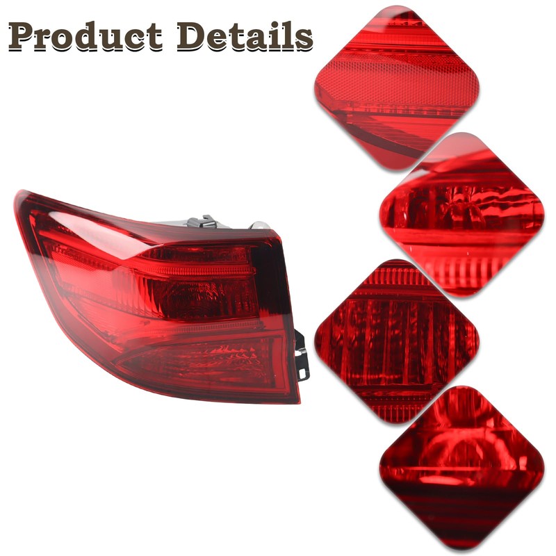 KAMDKI LH LED Tail light Assembly Fit for 2014 2015