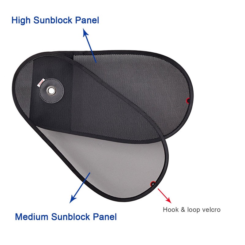 TFY Car Interior Roof Handle Sunshade Sun Protection Plus Glare