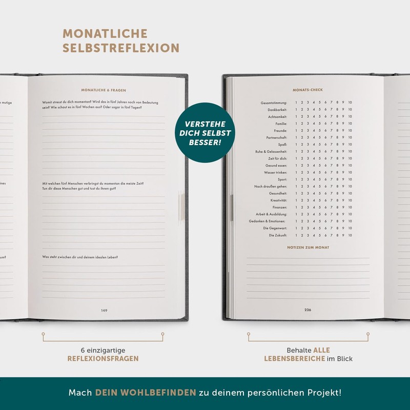 The PUR 6-Minute Diary (successor version) - Success Journal, Gratitude