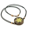 ZZYBIA Metatron's Cube Merkaba Orgone Pendant with Obsidian