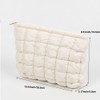 Makeup Bag for Women,Large Quilted Cosmetic Organizer Pouch Cute Make