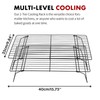 ShellKingdom Cooling Racks, Stainless Steel Non-Stick Baking Racks And Oven