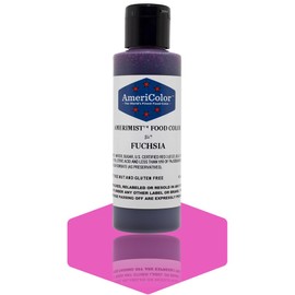 AmeriColor AmeriMist Fuchsia Airbrush Food Color, 4.5 oz