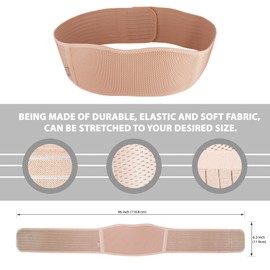 Maternity Belt - Breathable and Comfortable Belly Band For Women - Abdominal and Back Support - Adjustable Size Postpartum Belly Wrap