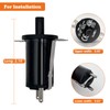 Replacement for Masterbuilt Hopper Lid/Door Switch & Electric Wire Kit,