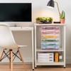 IRIS USA 8.5" x 11" Thick Plastic Portable Project Storage