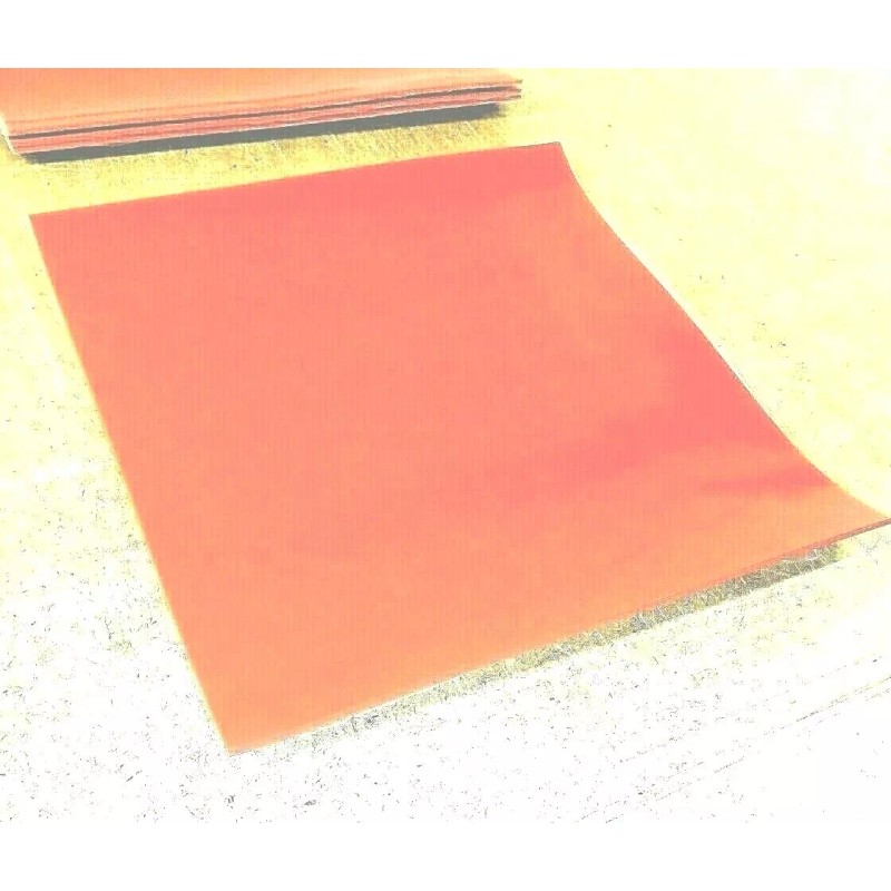 Ja-Bar Silicone Silicone Rubber Sheet Solid US Hi-Temp Red 1/8''Thick