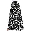 Afibi Women African Skirt Printed Ankara Maxi Skirt Dashiki Long